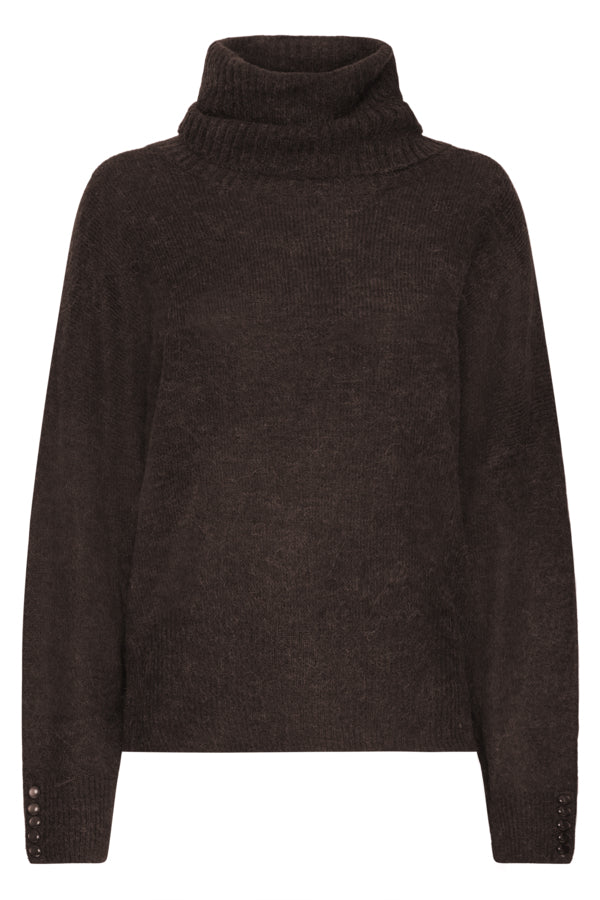 ICHI Roll Neck Kamara Knit - 2 Colours