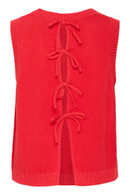 Load image into Gallery viewer, ICHI Tied ‘Dottie’ Tank - available in 2 colours
