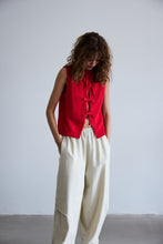 Load image into Gallery viewer, ICHI Tied ‘Dottie’ Tank - available in 2 colours
