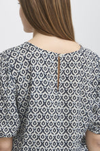 Load image into Gallery viewer, ICHI Ikat V Neck Top
