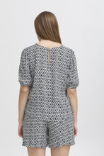 Load image into Gallery viewer, ICHI Ikat V Neck Top
