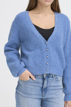 Load image into Gallery viewer, ICHI Marin Blue Cardigan
