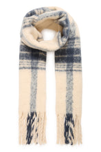 Load image into Gallery viewer, ICHI Lone Scarf - Grey and Almond
