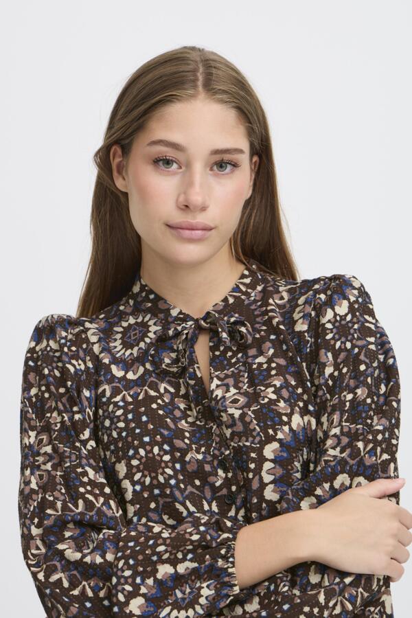 ICHI Craviz Print Blouse