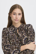 ICHI Craviz Print Blouse