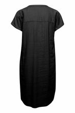 Load image into Gallery viewer, B Young Falakka Linen Mix V Neck Dress
