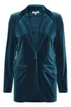 Load image into Gallery viewer, B Young Perlina Velvet Blazer
