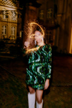 Load image into Gallery viewer, B Young Samio Sequin Swirl Dress
