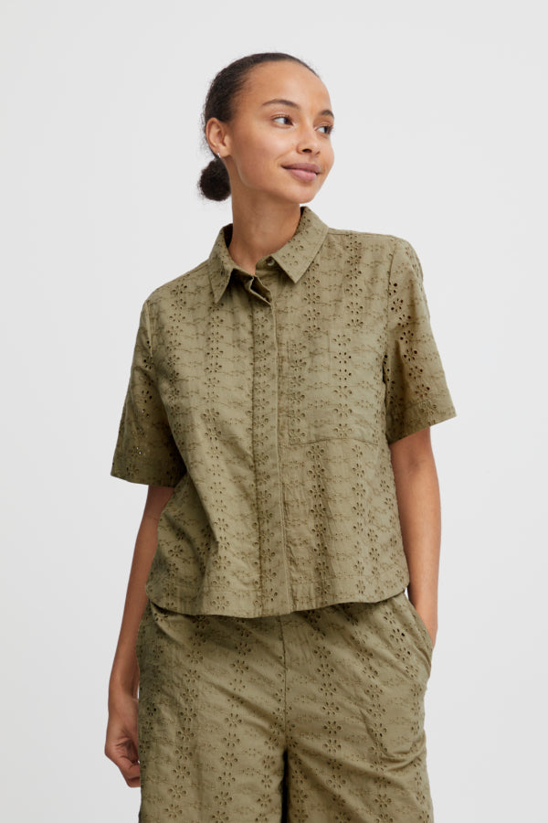 B Young Fenni Cropped Blouse
