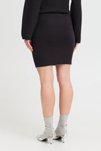 Load image into Gallery viewer, B Young Otari Knitted Black Skirt

