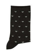 Load image into Gallery viewer, B Young Glitter Heart Socks
