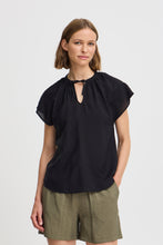 Load image into Gallery viewer, B Young Hailey Tie Neck Top - 2 Colours
