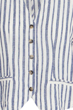 Load image into Gallery viewer, B Young Linen Mix Striped Waistcoat
