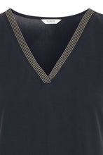 Load image into Gallery viewer, B Young Perl Deco Neck Tee - 2 Colours
