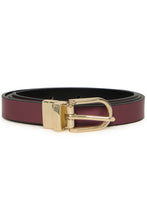 Load image into Gallery viewer, B Young Wessy Reversible Belt - Fig/Black
