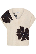 Load image into Gallery viewer, B Young Fig Flower V Neck Knitted Tank
