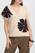Load image into Gallery viewer, B Young Fig Flower V Neck Knitted Tank
