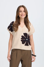Load image into Gallery viewer, B Young Fig Flower V Neck Knitted Tank
