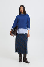 Load image into Gallery viewer, B Young Omea Blue Crew Neck Jumper
