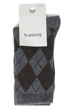 Load image into Gallery viewer, B Young Valora Argyle Socks - 3 Colours
