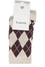 Load image into Gallery viewer, B Young Valora Argyle Socks - 3 Colours
