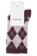 Load image into Gallery viewer, B Young Valora Argyle Socks - 3 Colours
