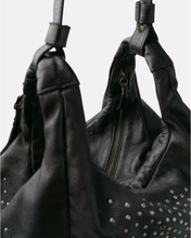 Load image into Gallery viewer, BIBA Sandy Studded Leather Bag - Black
