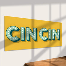 Load image into Gallery viewer, CIN CIN Metal Sign - Small
