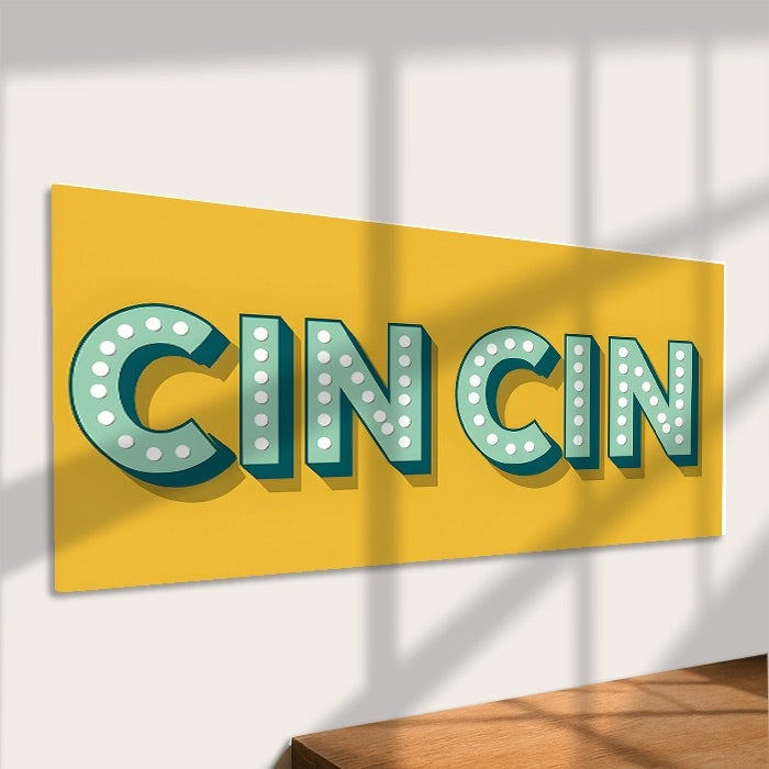 CIN CIN Metal Sign - Small
