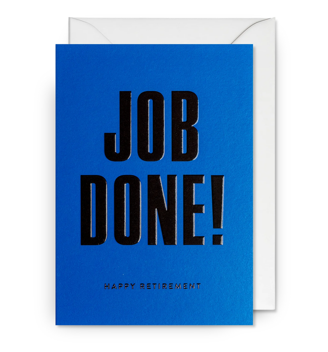 Job Done - Greeting Card