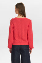 Load image into Gallery viewer, NÜMPH Mirna Cropped Cardigan - Geranium
