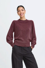 Load image into Gallery viewer, B Young Lurex Boatneck Jumper
