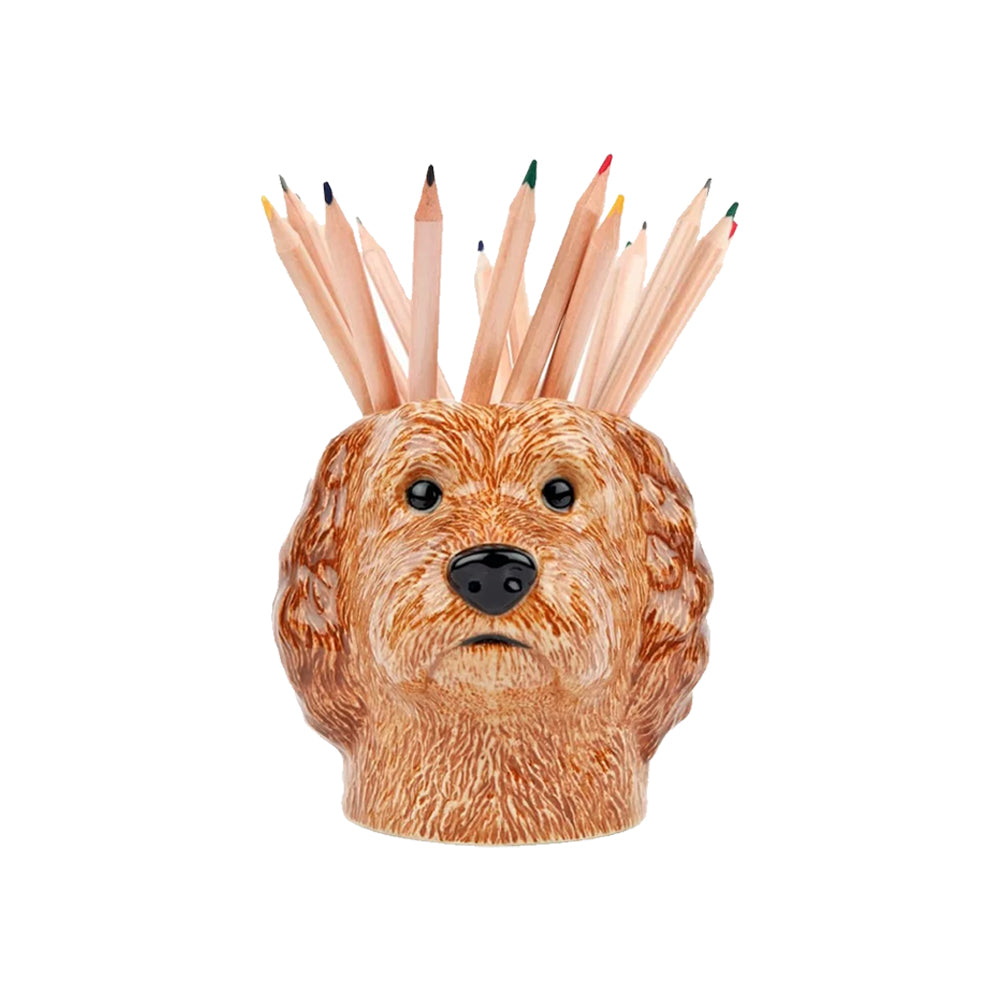 Quail Cockapoo Pencil Pot