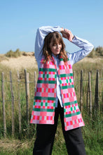 Load image into Gallery viewer, Quinton &amp; Chadwick Bright Colour Block Scarf
