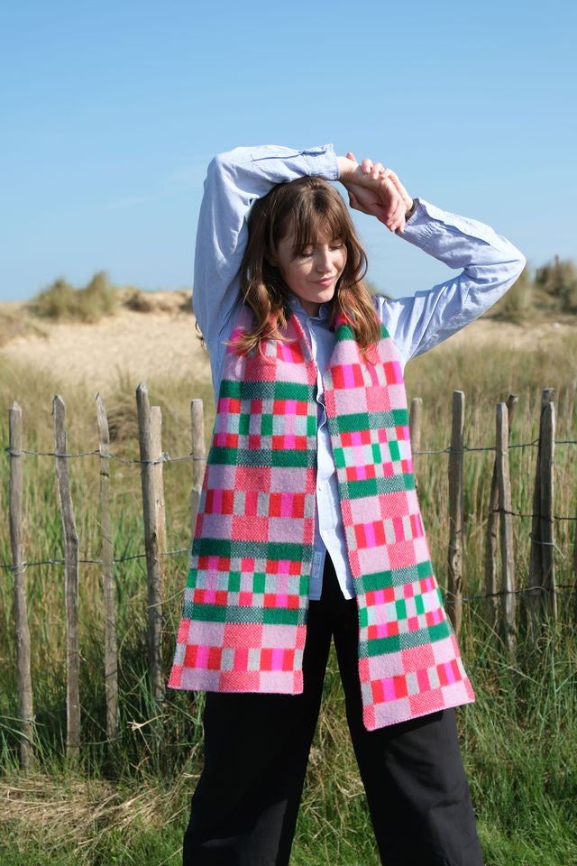 Quinton & Chadwick Bright Colour Block Scarf