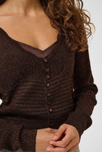 Load image into Gallery viewer, Culture Fay Cardigan - Brown
