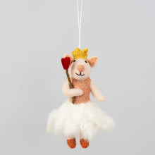 Load image into Gallery viewer, Mouse Queen Christmas Decoration
