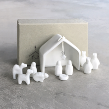 Load image into Gallery viewer, East of India Porcelain Nativity Set
