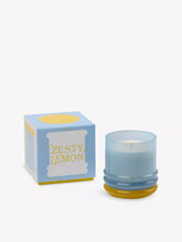 Load image into Gallery viewer, Paddywax Glass Scented Wax Candle - Zesty Lemon
