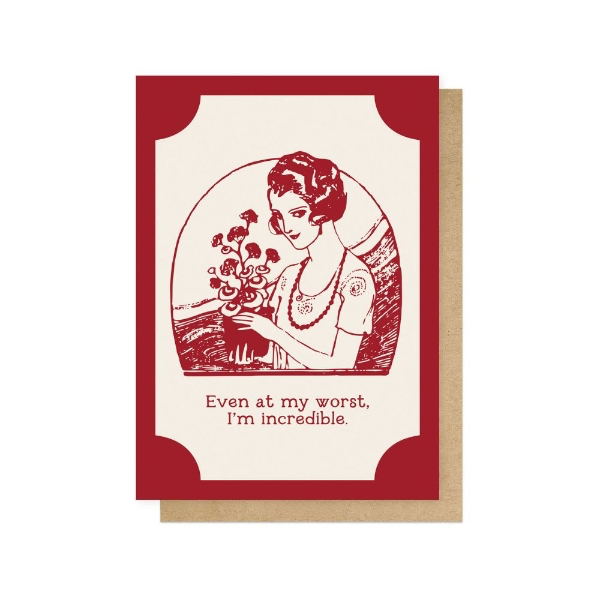 I am Incredible- Greeting Card