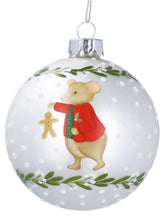 Load image into Gallery viewer, Gisela Graham Holly &amp; Alfie Mouse Christmas Decoration - 2 colours
