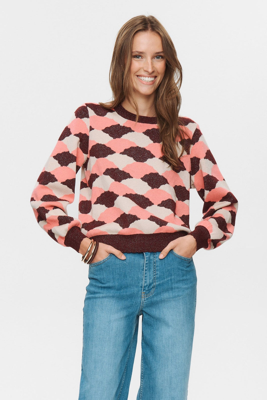 NÜMPH Lila Sparkle Jumper
