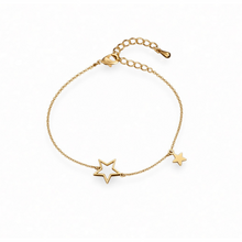 Load image into Gallery viewer, Five Little Flower Bracelet - Gold or Silver
