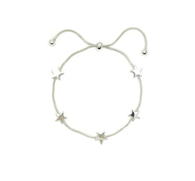 Load image into Gallery viewer, Five Small Stars Adjustable Bracelet - Gold or Silver
