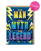 Man Myth Legend - Greeting Card