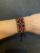 Load image into Gallery viewer, My Doris Beaded Bracelet - Red Hearts
