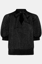 Load image into Gallery viewer, B Young Lurex Bow Jumper - 2 colours
