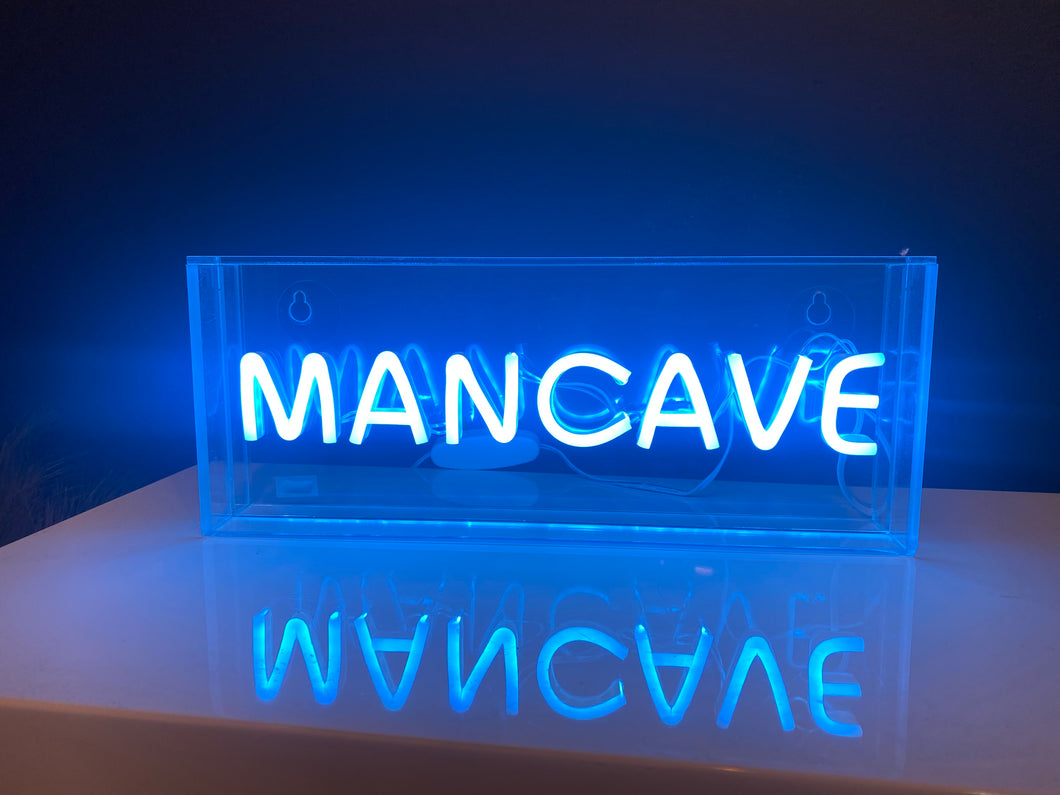 Neon LED Light MANCAVE - Blue