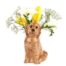 Load image into Gallery viewer, Quail Cockapoo Apricot Small Flower Vase
