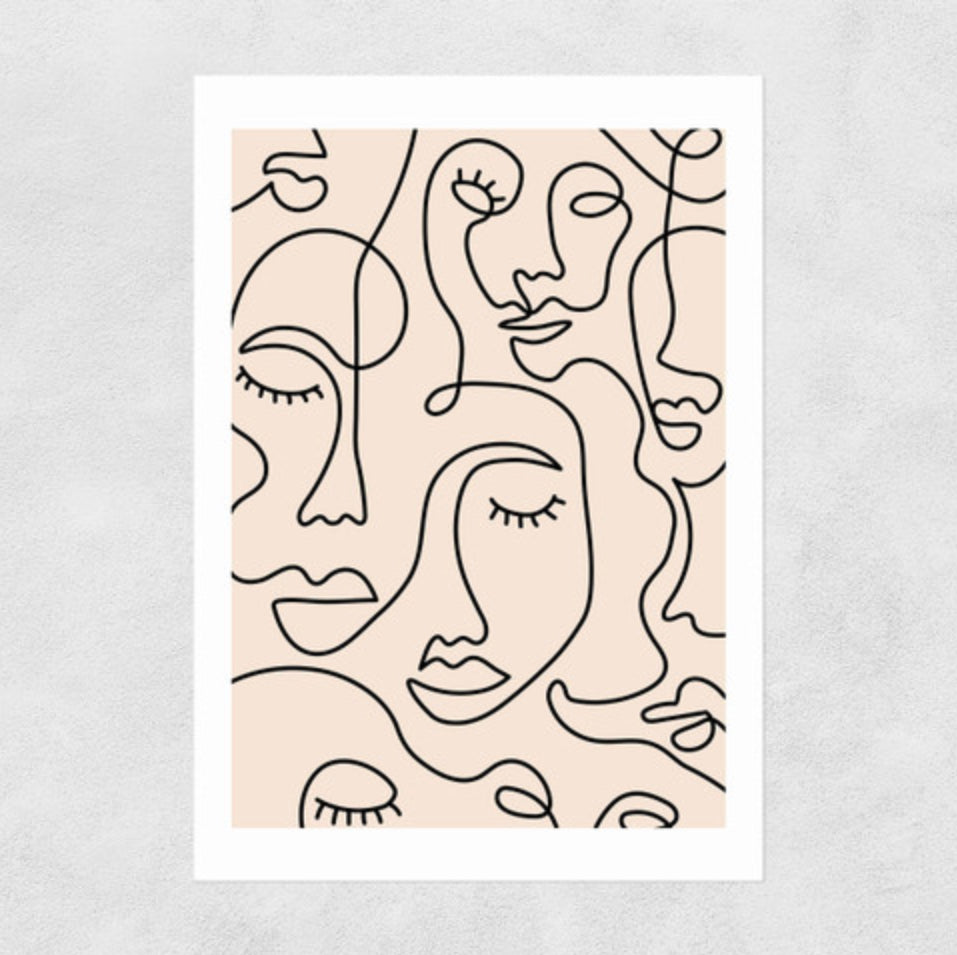 Faces (Unframed)